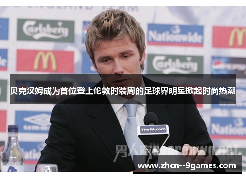 贝克汉姆成为首位登上伦敦时装周的足球界明星掀起时尚热潮